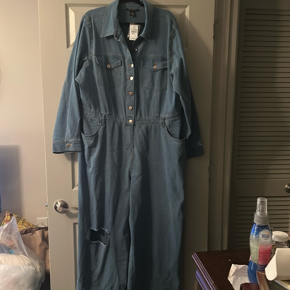 Denim jumpsuit (read description carefully)